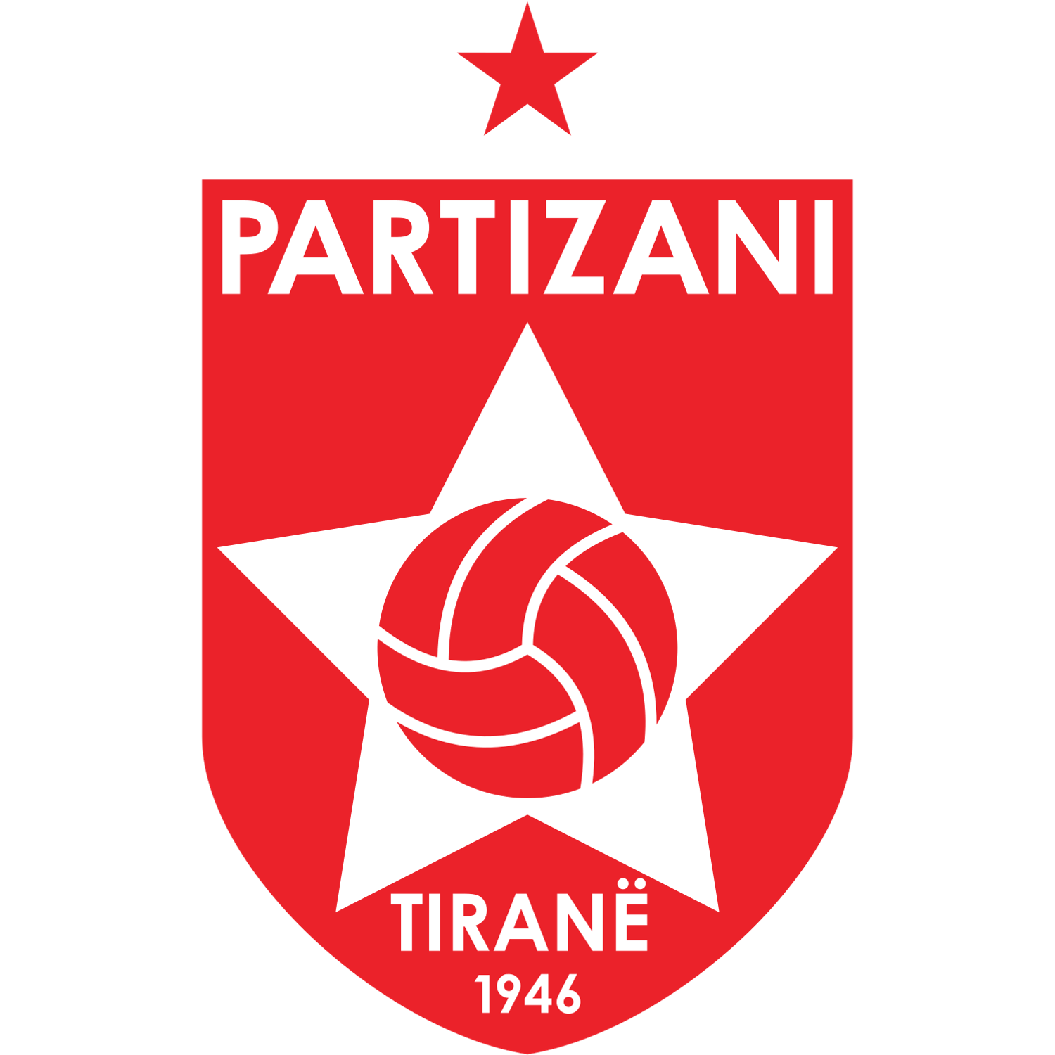 Partizani logo โ transparent PNG