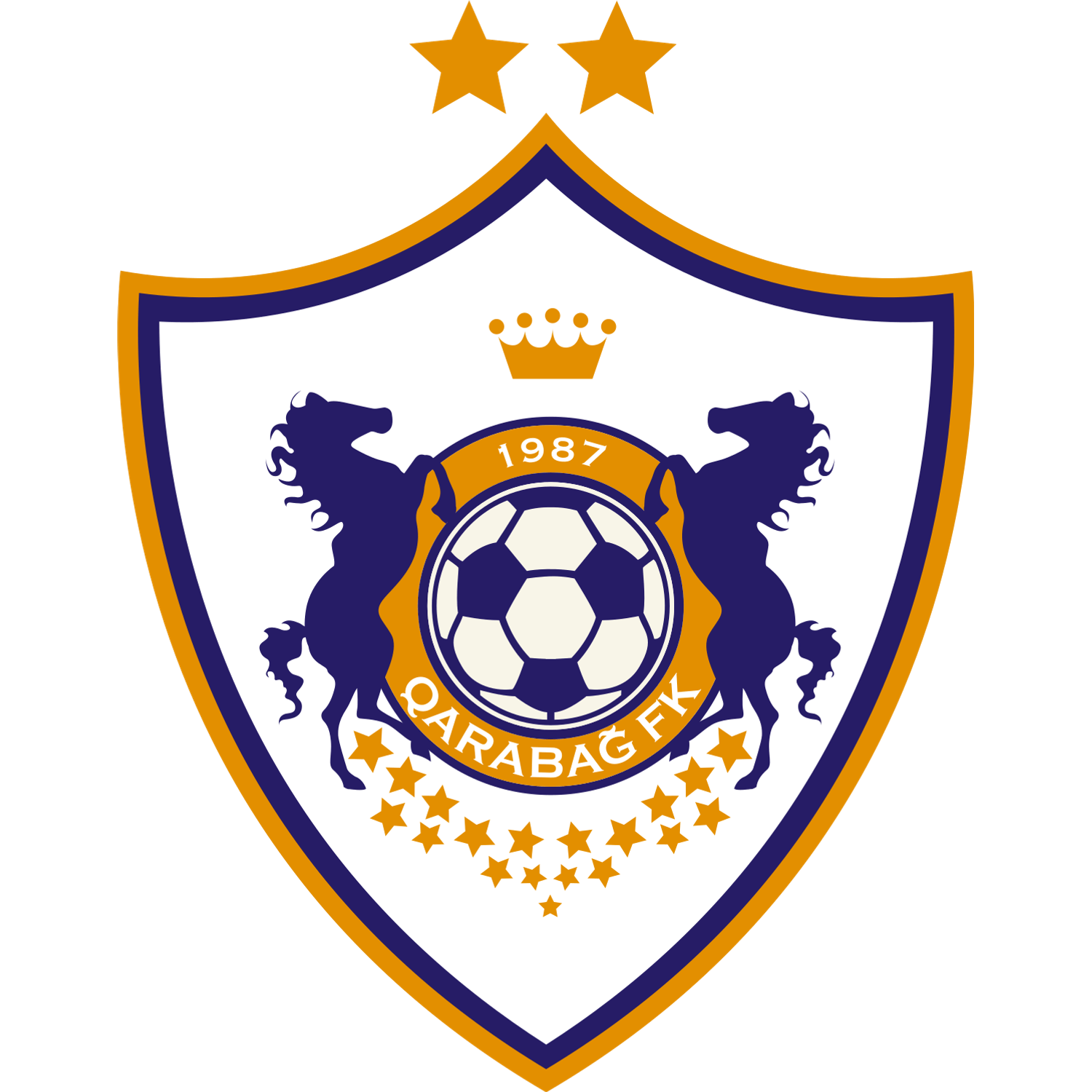 Qarabağ logo – transparent PNG