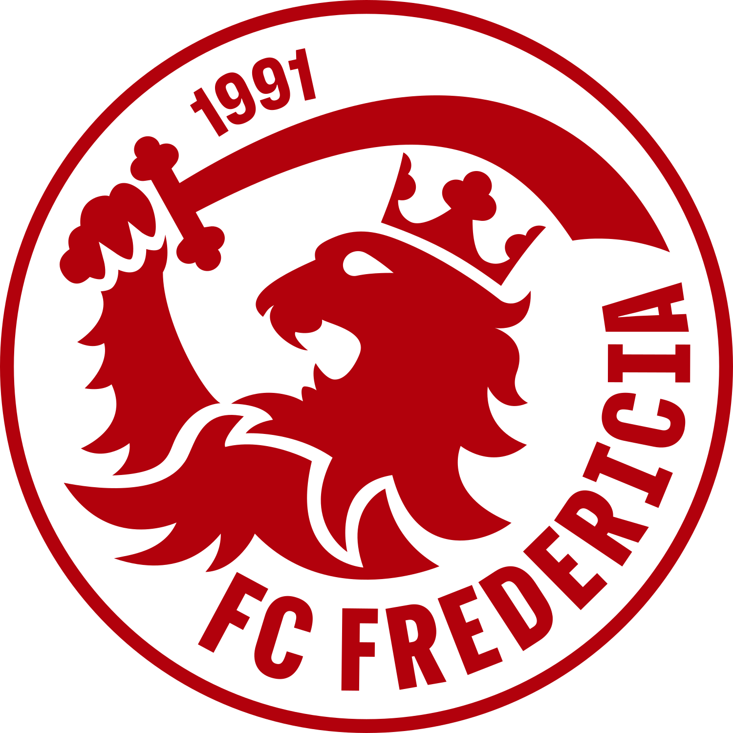 FC Fredericia logo โ transparent PNG