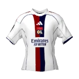 Olympique Lyonnais 2025/26 home DLS kit 512×512