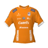 Atletico de San Luis 2025/26 gk home 1 DLS kit 512×512