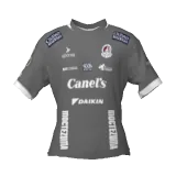 Atletico de San Luis 2025/26 gk home 3 DLS kit 512×512
