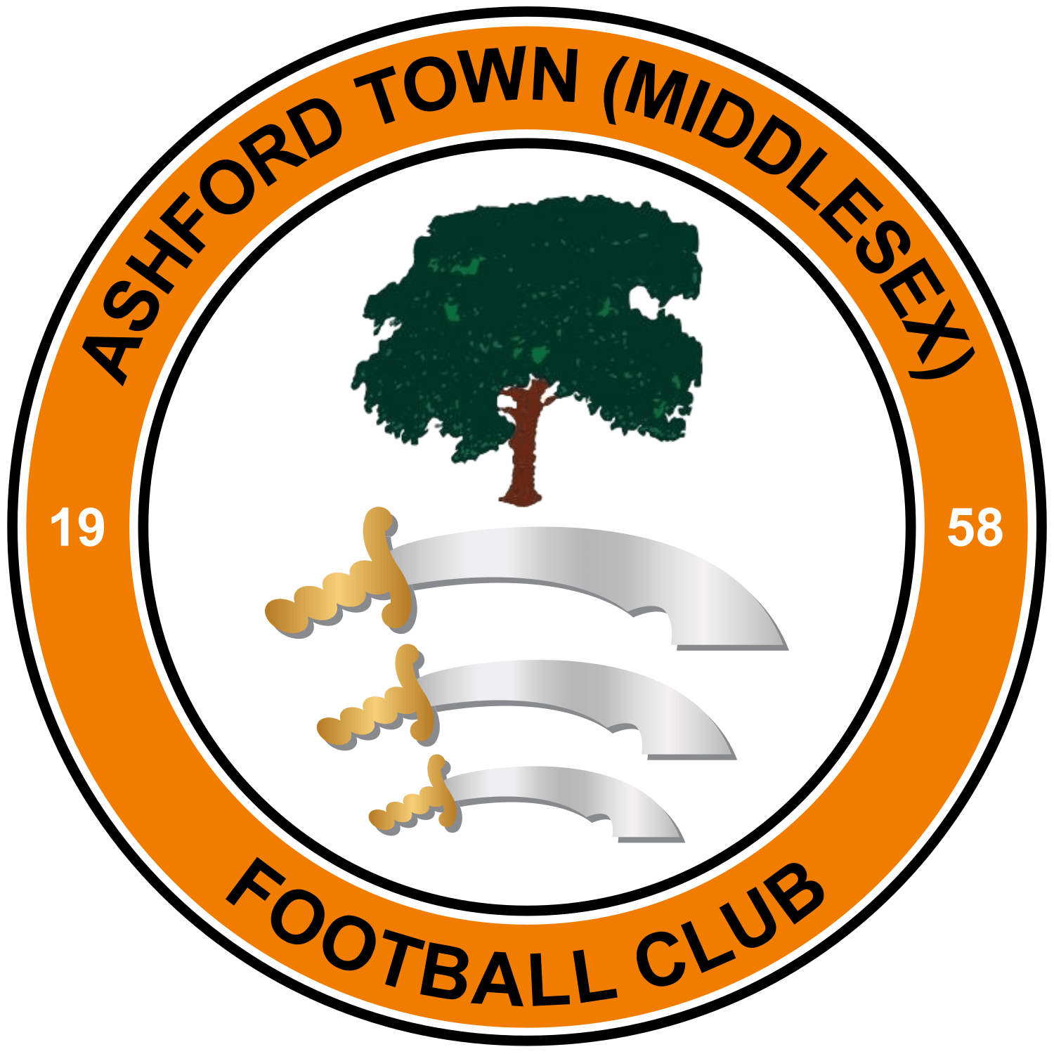 Ashford Town (Middlesex) logo โ transparent PNG