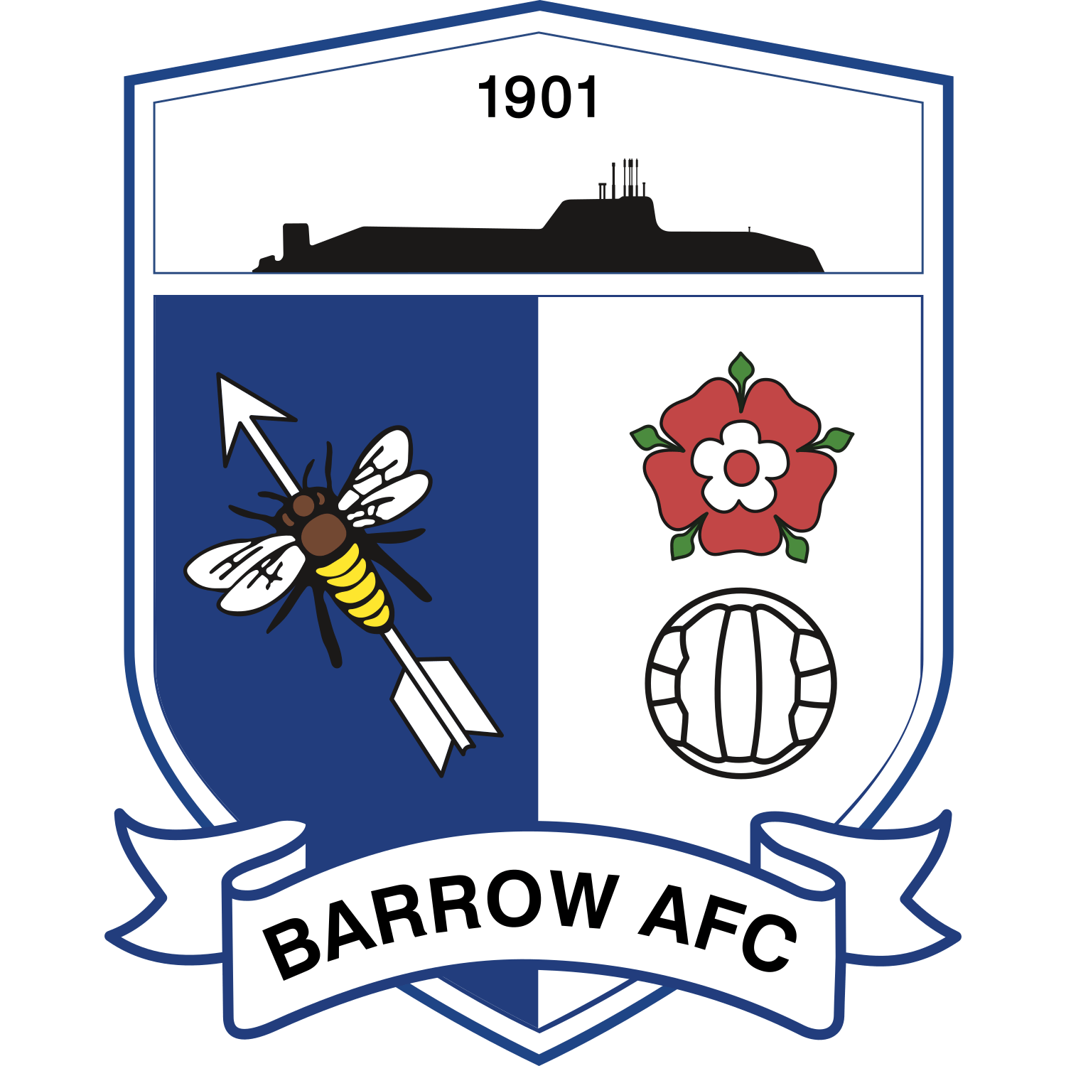 Barrow AFC logo â transparent PNG