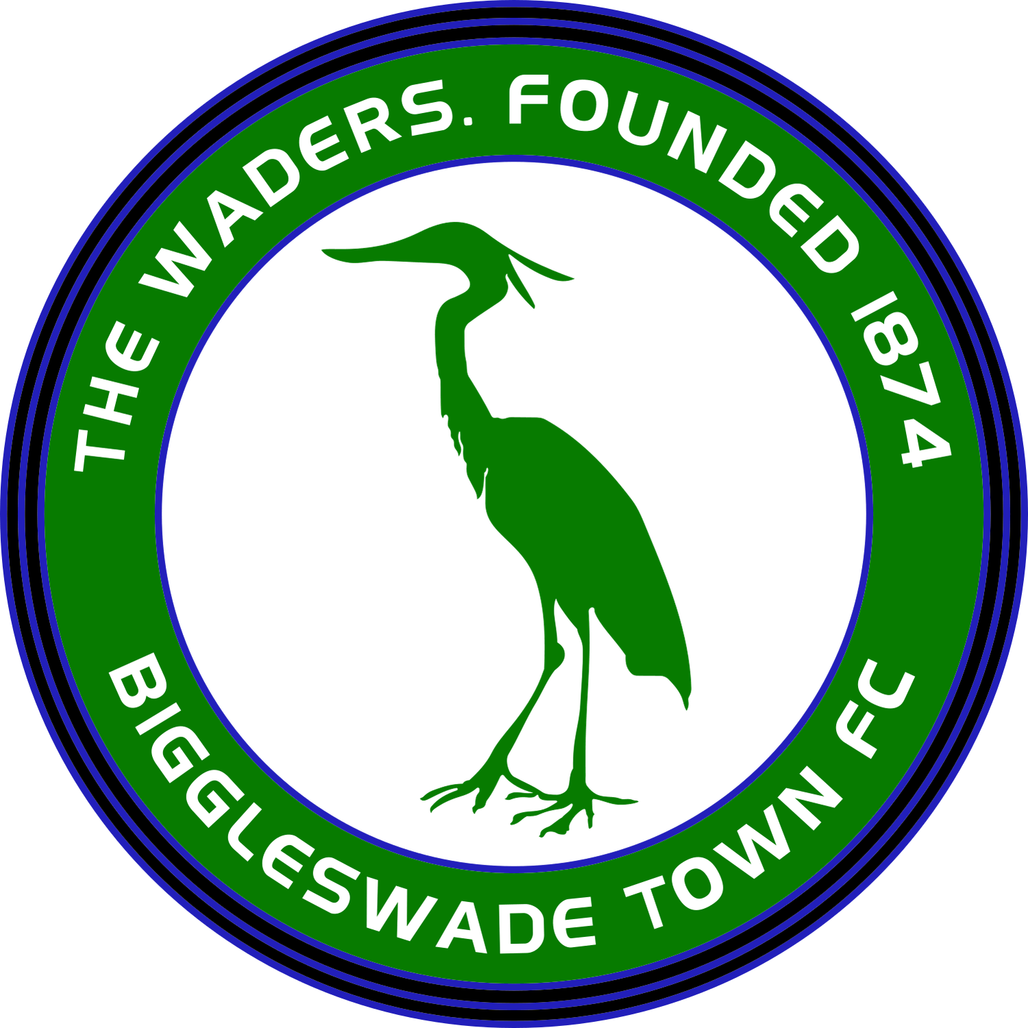 Biggleswade Town logo – transparent PNG