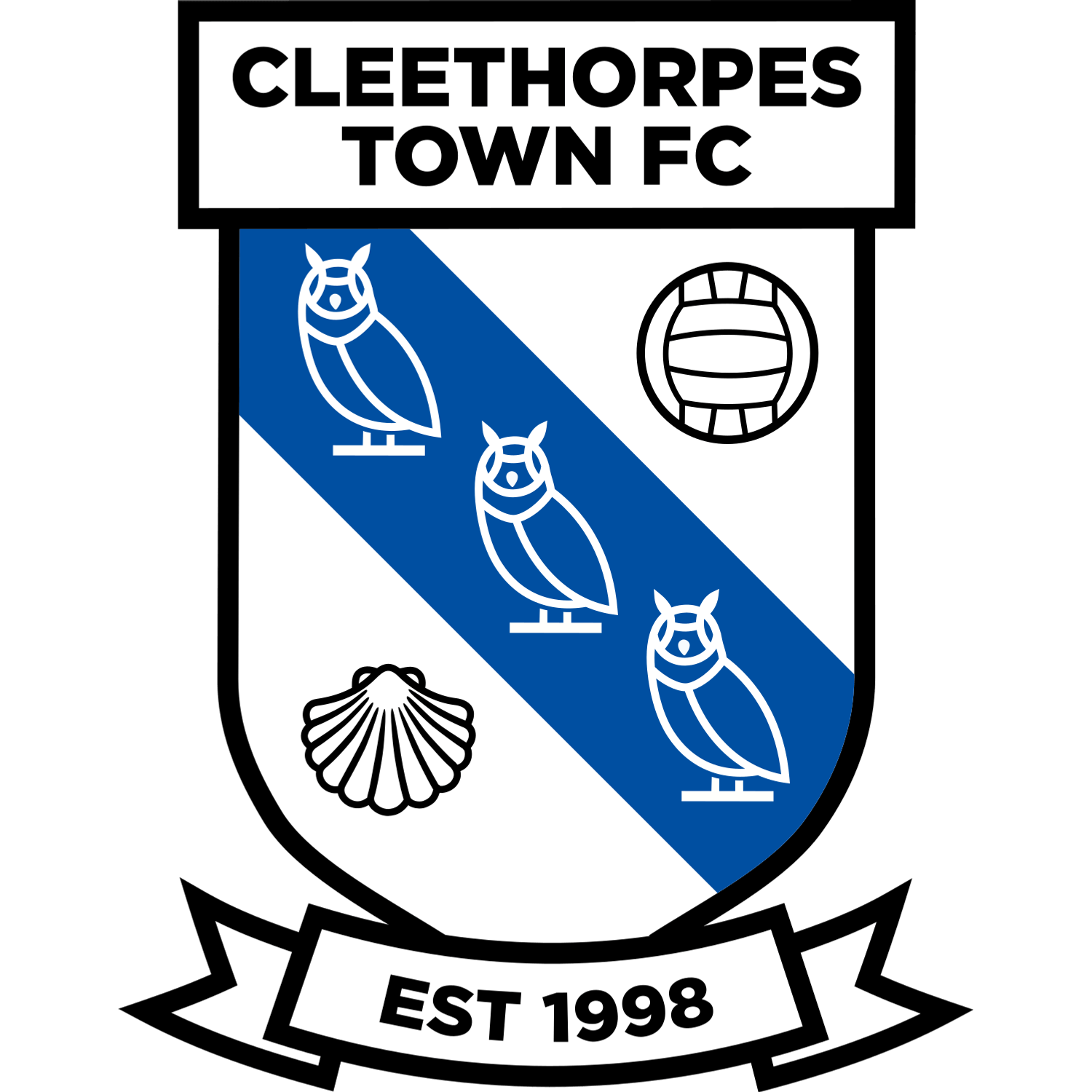 Cleethorpes Town logo โ transparent PNG