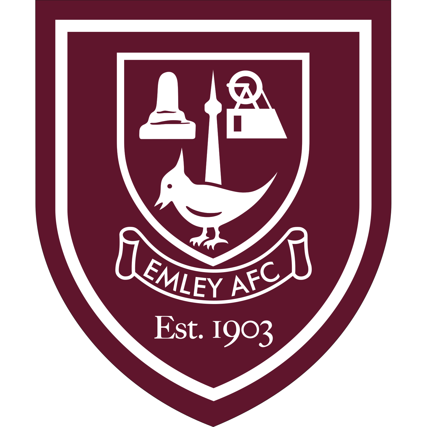 Emley AFC logo โ transparent PNG
