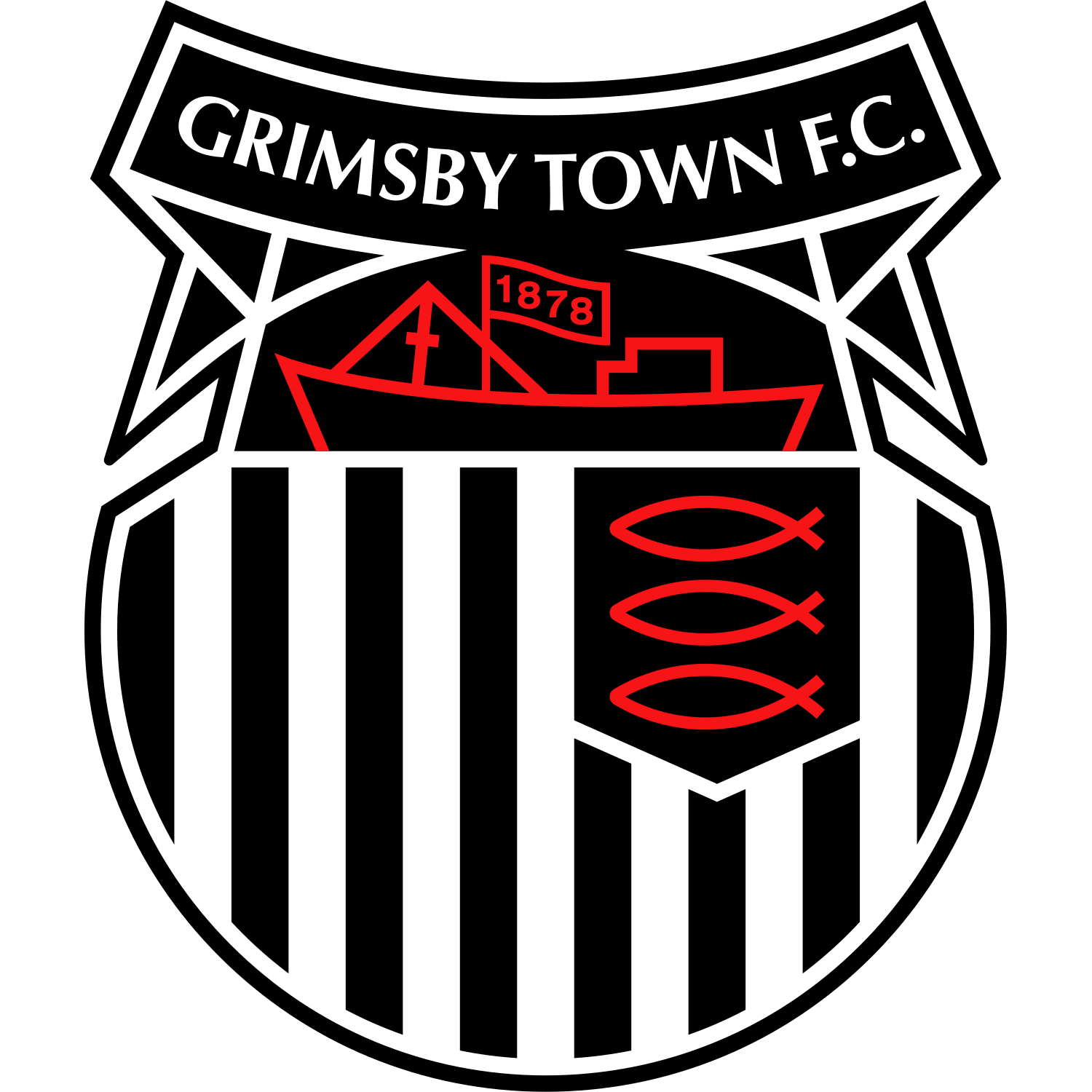 Grimsby Town logo â transparent PNG