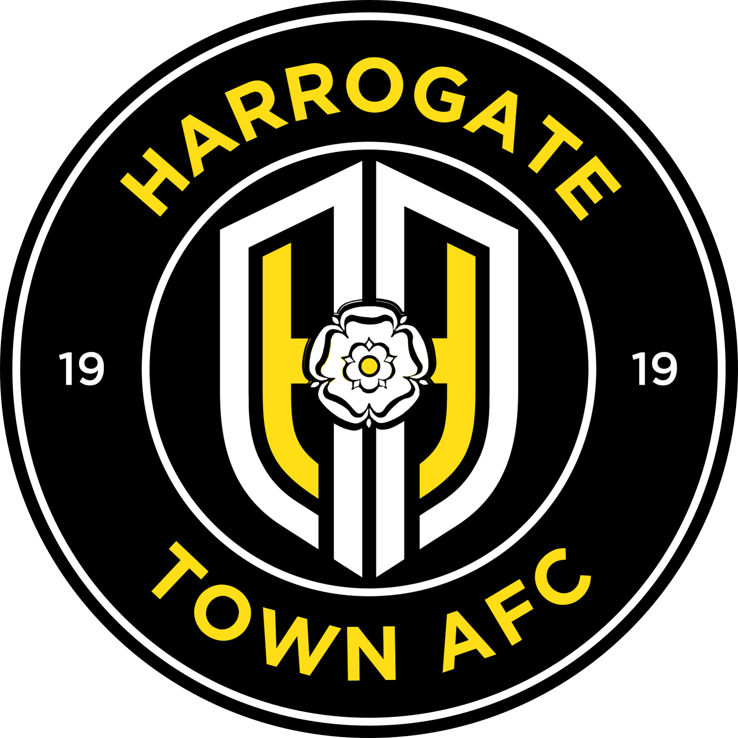 Harrogate Town logo â transparent PNG