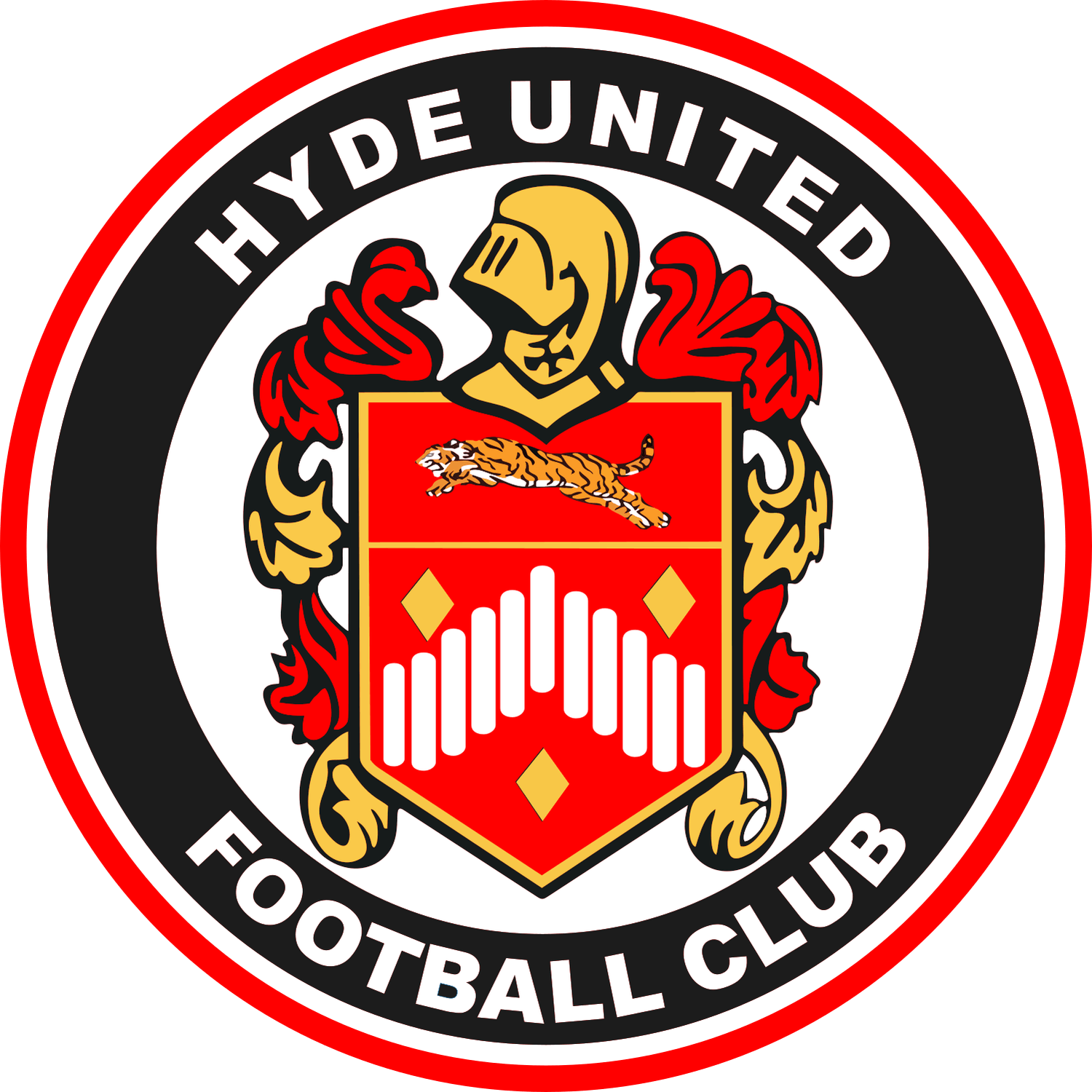 Hyde United logo โ transparent PNG