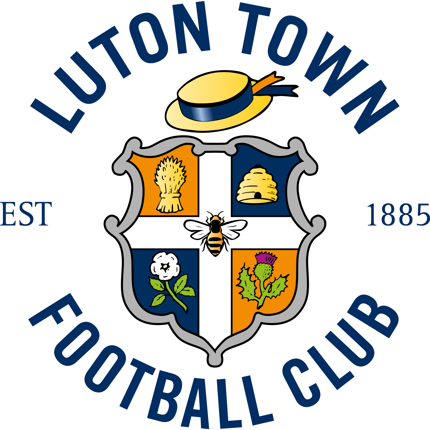 Luton Town logo â transparent PNG