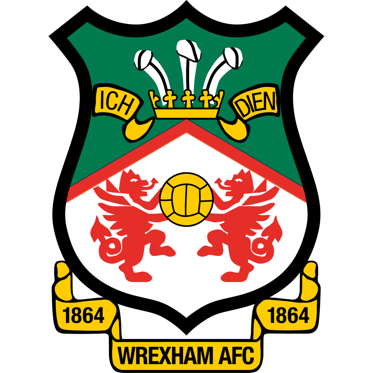 Wrexham AFC logo â transparent PNG