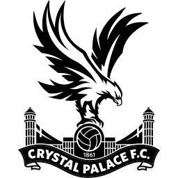 Crystal Palace black monochrome logo