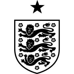 England National Team black monochrome logo