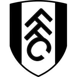 Fulham black monochrome logo