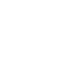 Fulham white monochrome logo