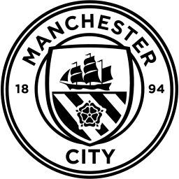Manchester City black monochrome logo