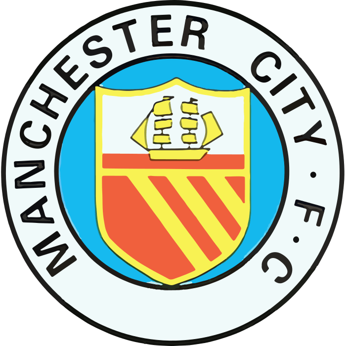 Manchester City (Man City) 1969-1970 (England) logo