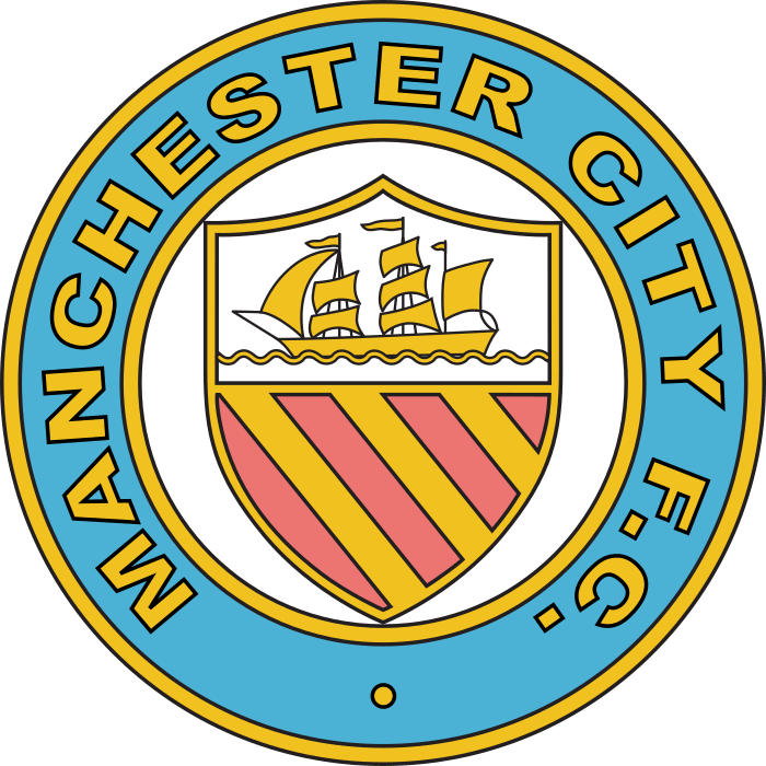 Manchester City (Man City) 1970-1972 (England) logo