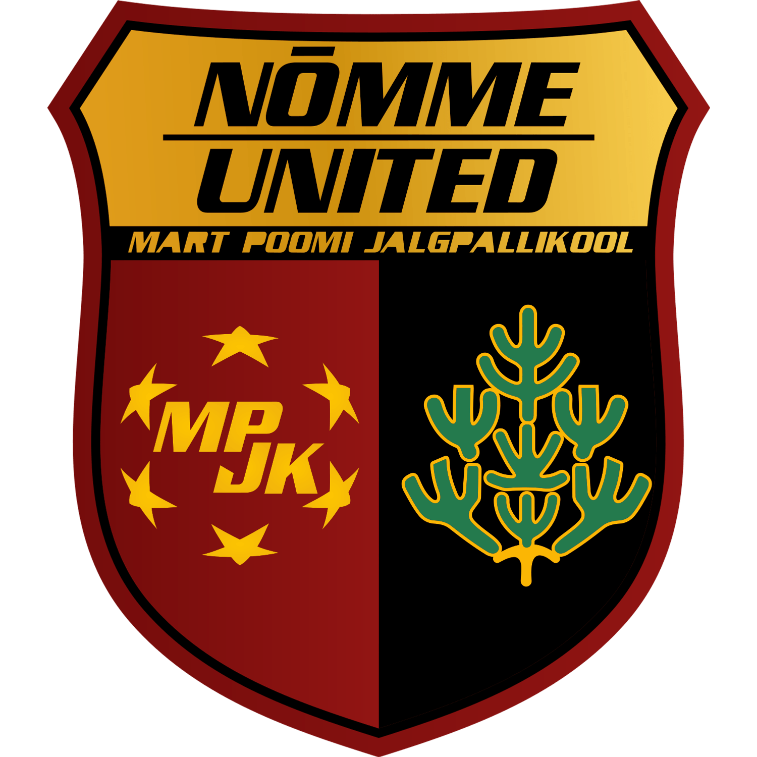 FC Nõmme United logo – transparent PNG
