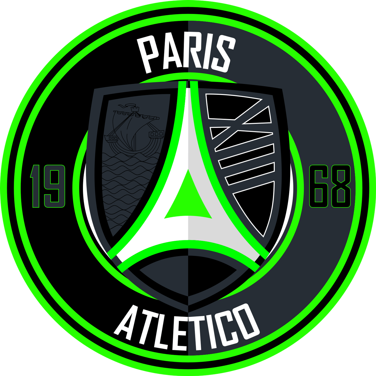 Paris 13 Atletico logo โ transparent PNG