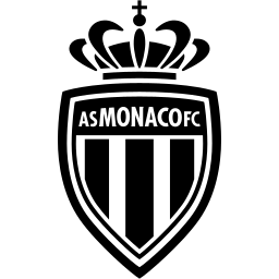 AS Monaco black monochrome logo