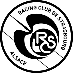 RC Strasbourg Alsace black monochrome logo
