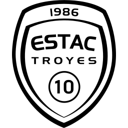 Troyes black monochrome logo