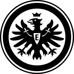 Eintracht Frankfurt black monochrome logo