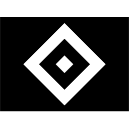 Hamburger SV black monochrome logo