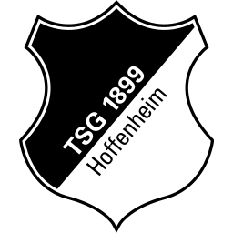 Hoffenheim black monochrome logo
