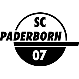 SC Paderborn black monochrome logo