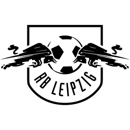 RB Leipzig black monochrome logo