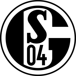 Schalke 04 black monochrome logo