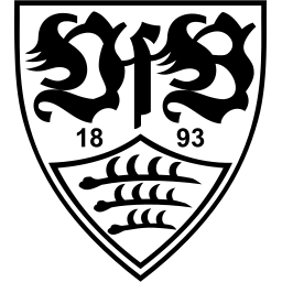 VfB Stuttgart black monochrome logo