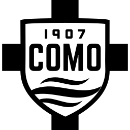 Como 1907 black monochrome logo
