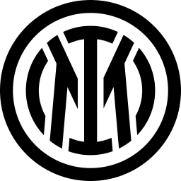 Inter black monochrome logo