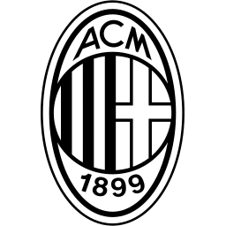 Milan black monochrome logo