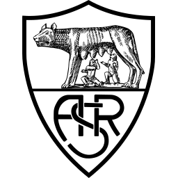 Roma black monochrome logo