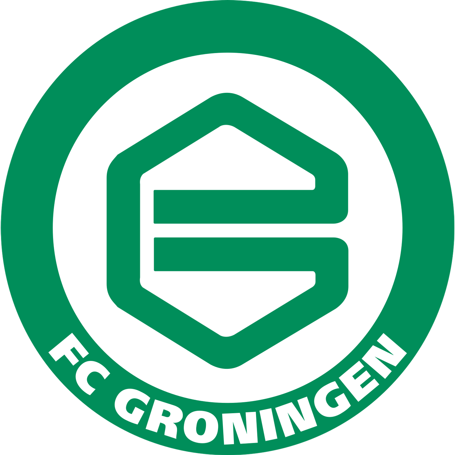 FC Groningen logo â transparent PNG