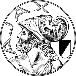 Ajax black monochrome logo
