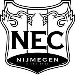 N.E.C. Nijmegen black monochrome logo