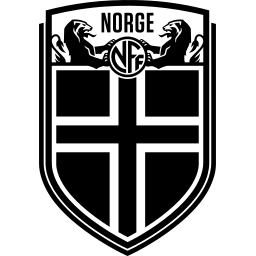 Norway National Team black monochrome logo