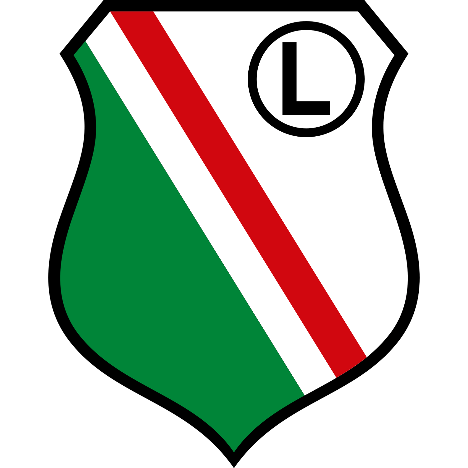 Legia Warszawa logo โ transparent PNG