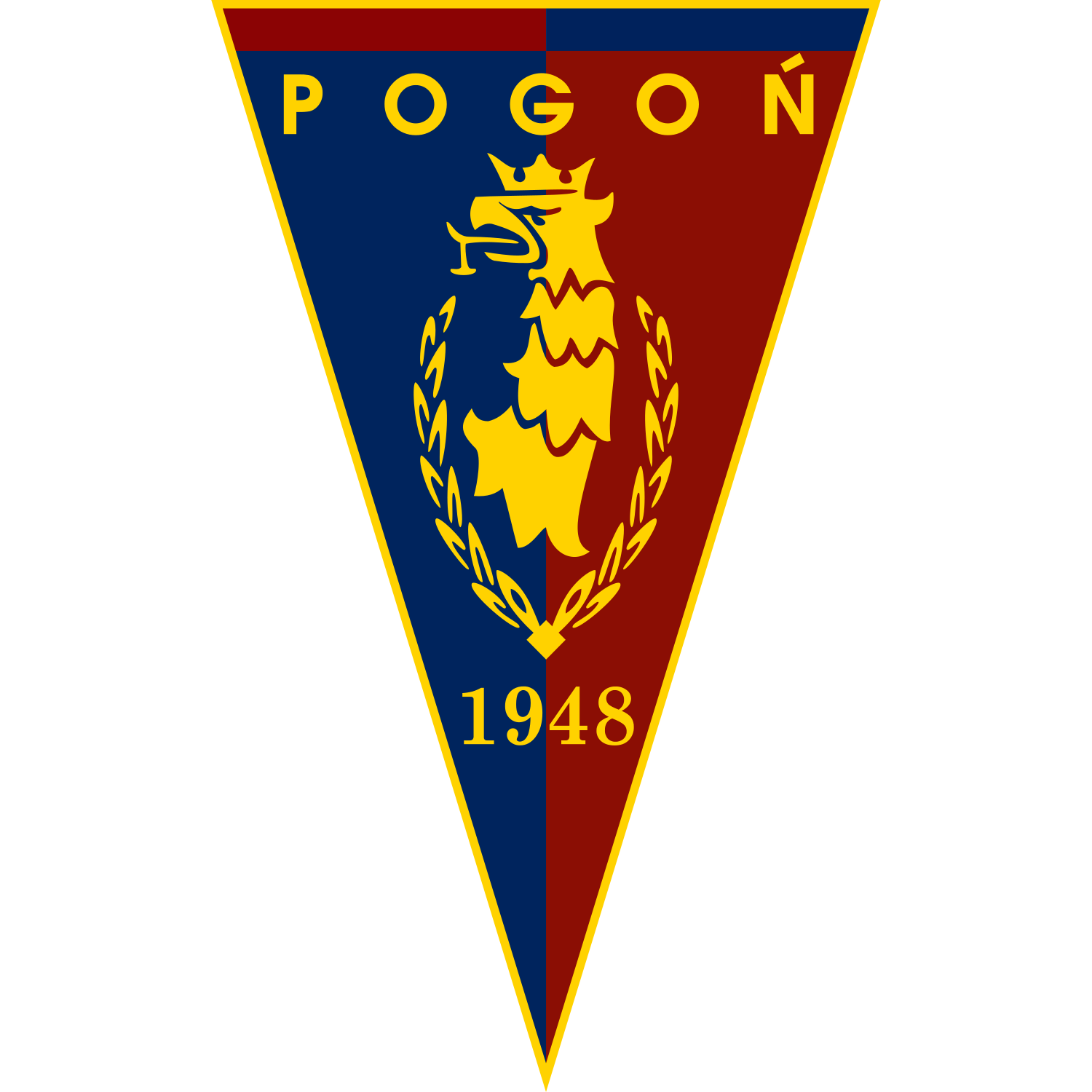 Pogoń Szczecin logo – transparent PNG