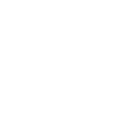 Arouca white monochrome logo
