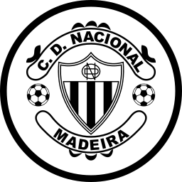 Nacional da Madeira black monochrome logo