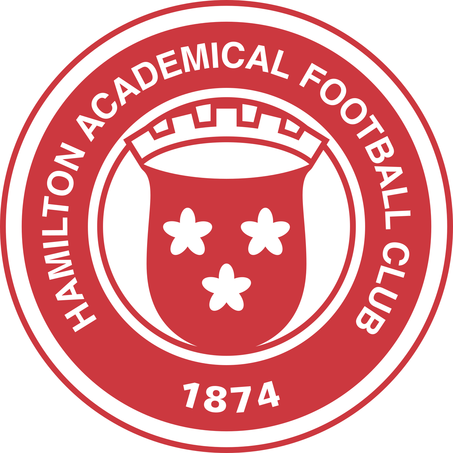 Hamilton Academical logo â transparent PNG