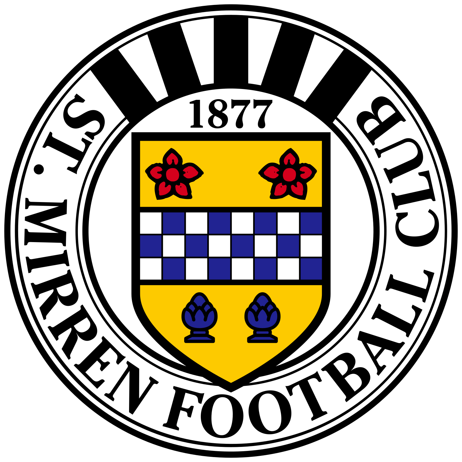 St. Mirren logo â transparent PNG