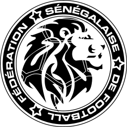 Senegal National Team black monochrome logo